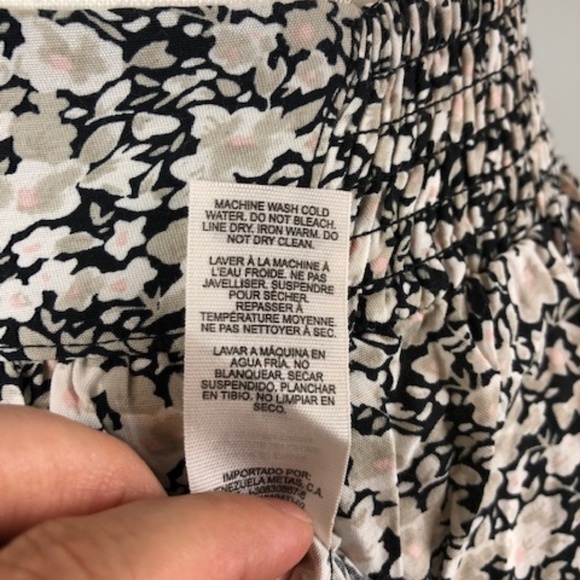 Skirt Floral Print 100% Cotton , Sz S - Picture 6 of 6